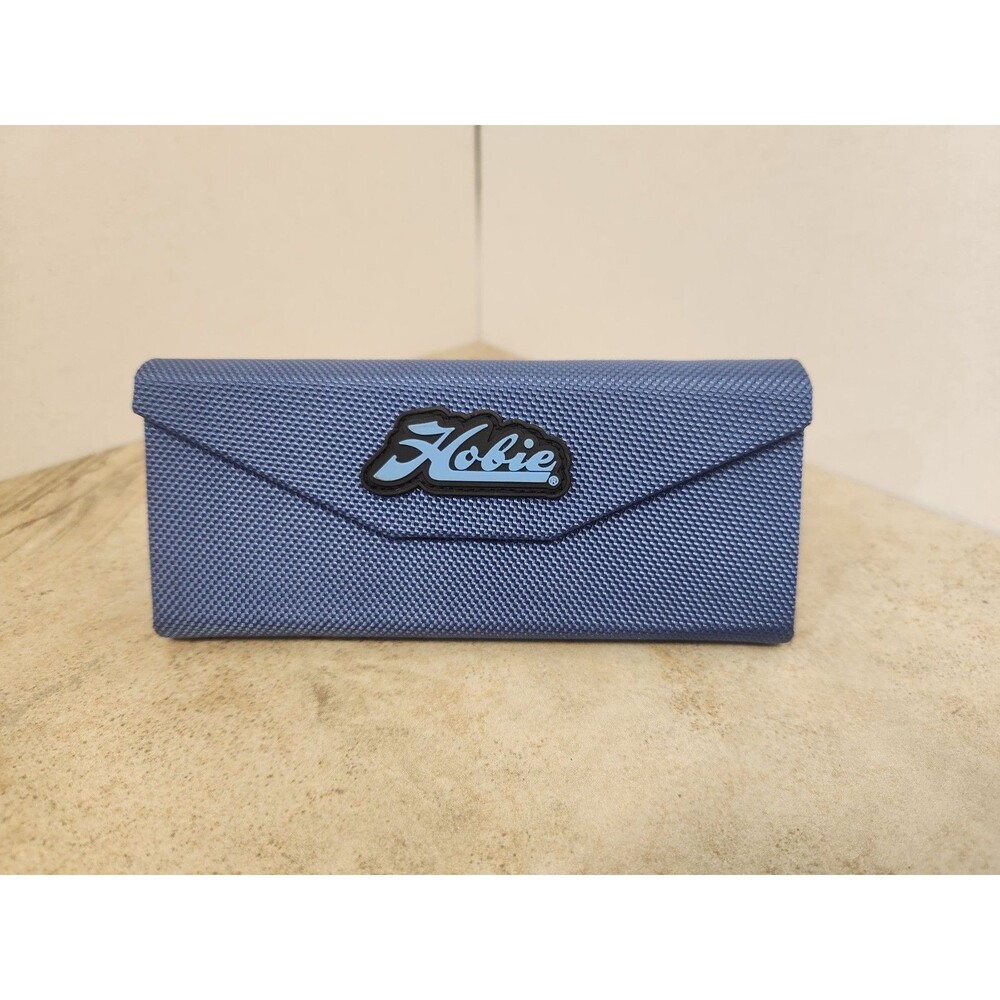 Hobie Eyewear Folding Triangle Hard Case for Glasses Sunglasses Blue Black
